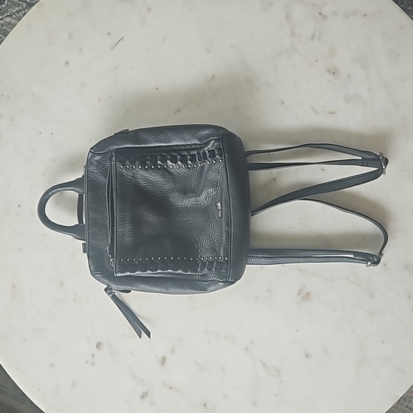 The Sak Black Pebbled Leather Loyola Mini Backpack - Picture 2 of 12